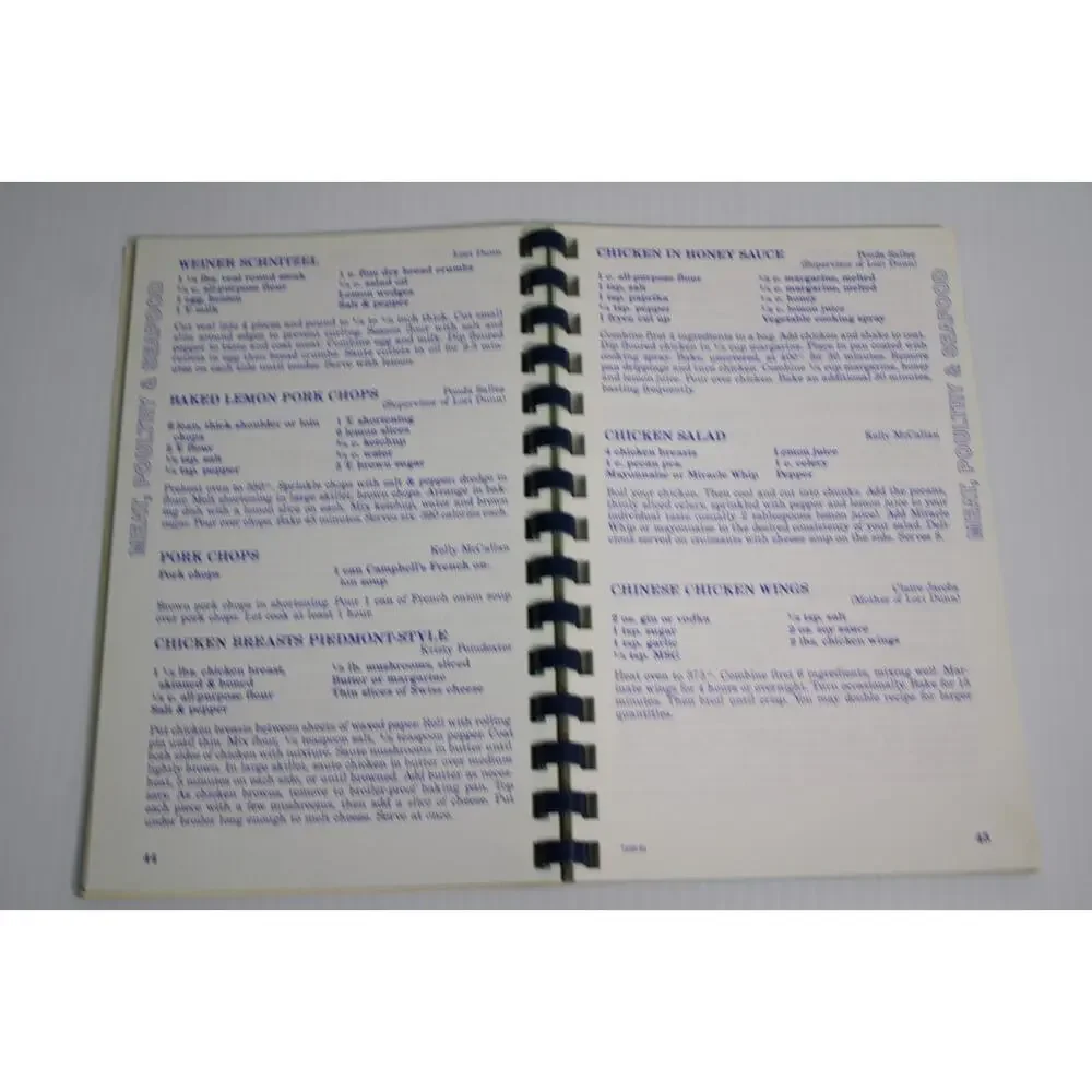 Vintage 1992 Prescriptions For the Pallet Collin County Texas Nursing Cookbook